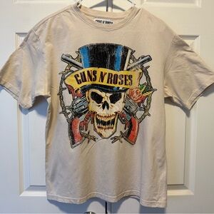 Guns N Roses  Tee - Cream